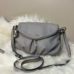 Juicy Couture Pewter Gray Traveler Crossbody .NWOT